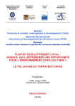 Plan de développement local : jusqu'où représente-t-il une opportunité pour l'environnement dans les PSEM ? Le PDL gagne du terrain en Tunisie