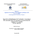 Approche méthodologique de l'évaluation économique des contraintes liées aux périmètres de protection des captages d'eau potable