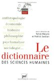 Le dictionnaire des sciences humaines