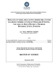 Analysis of rural milk output marketing system in a mixed farming system of highland Ethiopia: the case of Ada'a district, Oromoia, regional State, Ethiopia