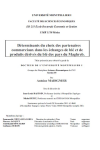 Déterminants du choix des partenaires commerciaux dans les échanges de blé et de produits dérivés du blé des pays du Maghreb