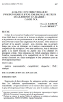 Analyse concurrentielle et positionnement d'une PME dans le secteur de la boisson en Algérie : cas de NCA