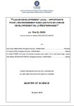 Plan de développement local : opportunité pour l'environnement dans les pays en voie de développement de la Méditerranée ?