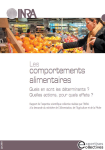 Les comportements alimentaires. Quels en sont les déterminants ? Quelles actions, pour quels effets ?