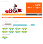 NOTICE D'UTILISATION DES EBOOKS