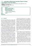 Vulnerability of Mediterranean agricultural systems to climate: from regional to field scale analysis