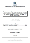 Performance et analyse économique de la filière huile d'olive dans quelques communes de la wilaya de Bouira (Aghbalou, Saharidj, El Esnam, El Adjiba et Bechloul)