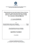 Comparaison de deux méthodes d'évaluation du risque de lixiviation des nitrates d'origine agricole