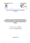 L'emploi de la main d'oeuvre féminine salariale agricole et son effet sur la production agricole et sur la vie de la femme rurale dans la région de Sidi Bouzid