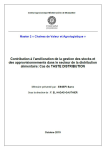 Contribution à l'amélioration de la gestion des stocks et des approvisionnements dans le secteur de la distribution alimentaire