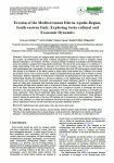 Erosion of the Mediterranean diet in Apulia region, South-eastern Italy: exploring socio-cultural and economic dynamics