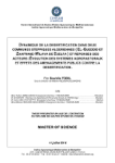 Dynamique de la désertification dans deux communes steppiques algériennes (El-Gueddid et Zaafrane - Wilaya de Djelfa) et réponses des acteurs