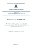 Étude d'une chaîne logistique : cas de l’unité de transformation du lait « COPAG-Laiterie AIT-IZZA » de la coopérative agricole COPAG [Maroc]