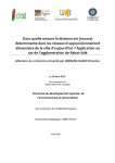 Dans quelle mesure la distance est (encore) déterminante dans les réseaux d’approvisionnement alimentaire de la ville d’aujourd’hui ? Application au cas de l’agglomération de Rabat-Salé