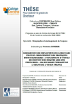 Résilience des exploitations agricoles face au changement des pratiques phytosanitaires : conception d'outils de gestion des risques liés aux pesticides - cas du bassin versant de l'étang de l'Or en France