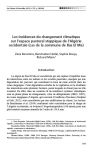 Les incidences du changement climatique sur l’espace pastoral steppique de l’Algérie occidentale