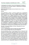 L’aménagement du territoire, facteur du développement économique et social marocain, entre l’héritage colonial et la globalisation économique