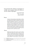 L’encastrement des relations économiques et sociales : une synergie créatrice de valeur au sein des chaînes logistiques