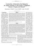 Construction of alternative food networks for organic products: a case study of “organized groups of supply and demand”