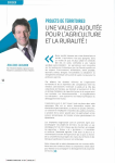 Projets de territoires : une valeur ajoutée pour l'agriculture et la ruralité