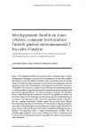 Développement durable en zones côtières : comment territorialiser l’intérêt général environnemental ? Un cadre d’analyse