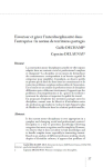 Favoriser et gérer l’interdisciplinarité dans l’entreprise