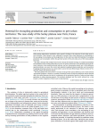 Potential for recoupling production and consumption in peri-urban territories: the case-study of the Saclay plateau near Paris, France