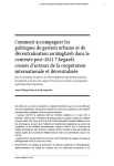 Comment accompagner les politiques de gestion urbaine et de décentralisation au Maghreb dans le contexte post-2011 ? Regards croisés d’acteurs de la coopération internationale et décentralisée