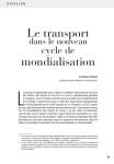 Le transport dans le nouveau cycle de mondialisation