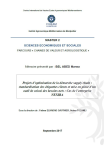 Projets d’optimisation de la démarche supply chain : standardisation des étiquettes clients et mise en place d’un outil de calcul des besoins nets