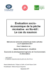 Evaluation socio-économique de la pêche récréative en no-kill