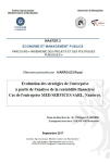 Evaluation des stratégies de l'entreprise à partir de l'analyse de la rentabilité financière