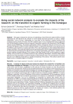 Using social network analysis to evaluate the impacts of the research: on the transition to organic farming in the Camargue