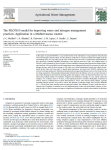 The PILOTE-N model for improving water and nitrogen management practices: application in a Mediterranean context