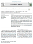 Evaluation of olive response and adaptation strategies to climate change under semi-arid conditions