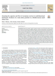 Assessing the capacity and flow of ecosystem services in multifunctional landscapes: evidence of a rural-urban gradient in a Mediterranean small island state