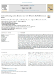 Land and farming system dynamics and their drivers in the Mediterranean Basin