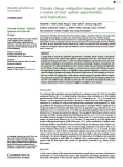 Climate change mitigation beyond agriculture: a review of food system opportunities and implications