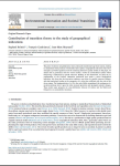 Contribution of transition theory to the study of geographical indications