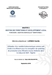 Utilisation d’un modèle bioéconomique comme outil d’aide à la réflexion pour la conception de systèmes de production plus efficients et plus résilients dans la wilaya de Sétif - Algérie