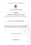 Optimisation et planification de l’approvisionnement en fruits et légumes biologiques dans l’entreprise Alterbio