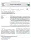 Long-term irrigation with reclaimed wastewater: implications on nutrient management, soil chemistry and olive (Olea europaea L.) performance