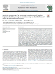 Model for management of an on-demand irrigation network based on irrigation scheduling of crops to minimize energy use (Part II): Financial impact of regulated deficit irrigation