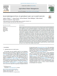 Socio-hydrological drivers of agricultural water use in small reservoirs