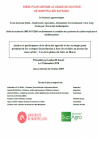 Analyse et performance de la diversité agricole et des stratégies pour promouvoir les systèmes de production à base de céréales au niveau des zones arides : cas de la plaine du Saïss au Maroc