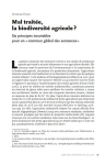 Mal traitée, la biodiversité agricole ? Six principes invariables pour un « commun global des semences »