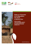 Etude sur l’économie de la dégradation des terres au Burkina Faso