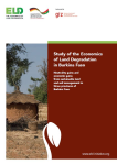 Study of the economics of land degradation in Burkina Faso