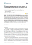 The role of cultural landscapes in the delivery of provisioning ecosystem services in protected areas