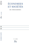 Economies et sociétés, n. 11-12 - novembre-décembre 2008